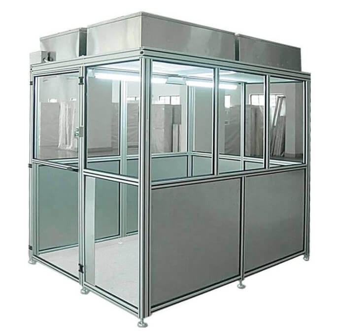 萬(wàn)級(jí)鋼化玻璃潔凈棚效果圖